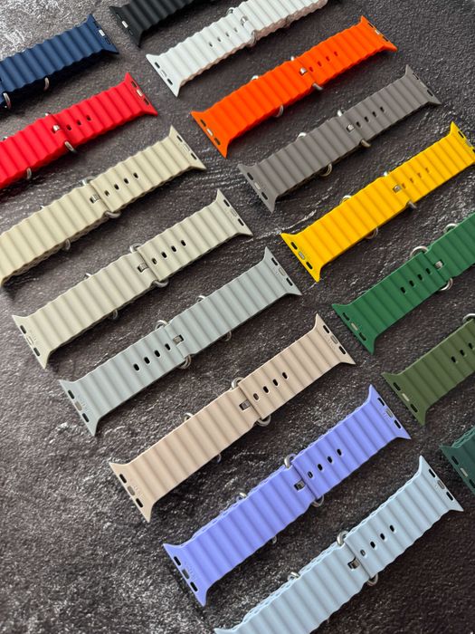 Силіконовий ремінець Ocean Band Apple Watch Ultra 1 2 49 mm