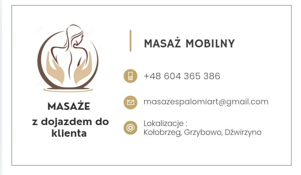 Masaż z dojazdem Kołobrzeg