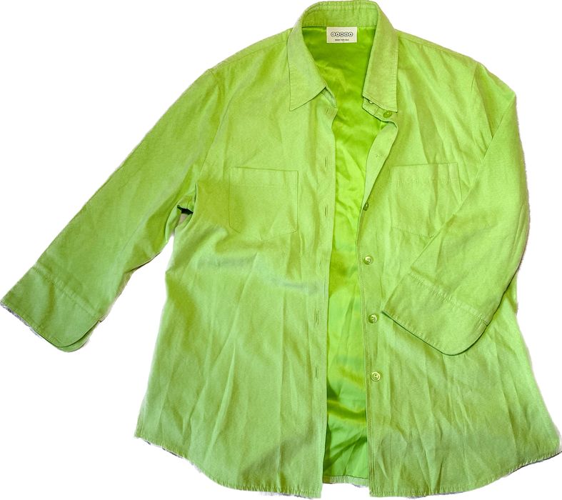 м'яка зелена сорочка гоблін кор fairy style