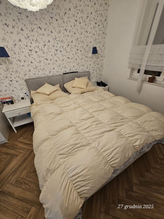 Kołdra poduszki puch pierze 220x200 5 kg