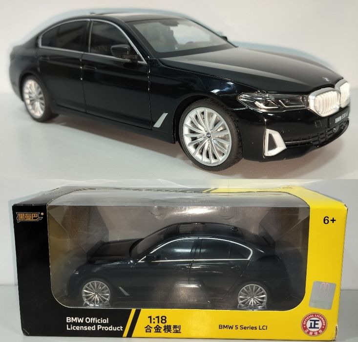 BMW 5 series 530LI модель 1:18 Black Mamba Металлическая