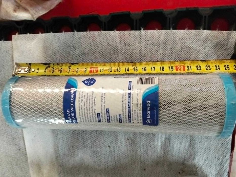 filtr do wody hydrofor wkład blok węglowy
