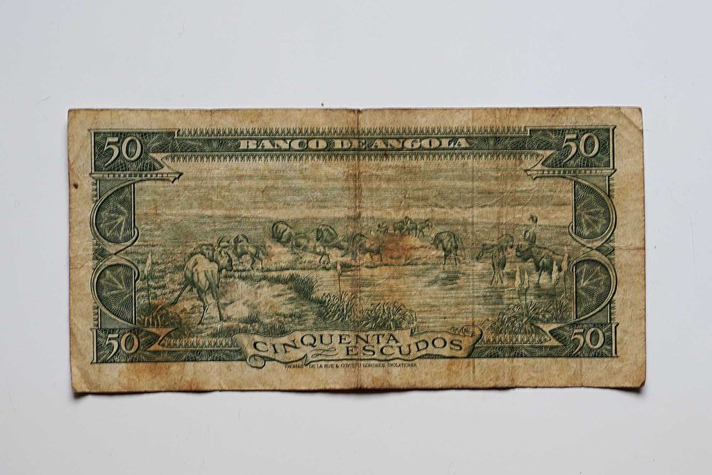 Nota de 50 Escudos - 1956 Angola
