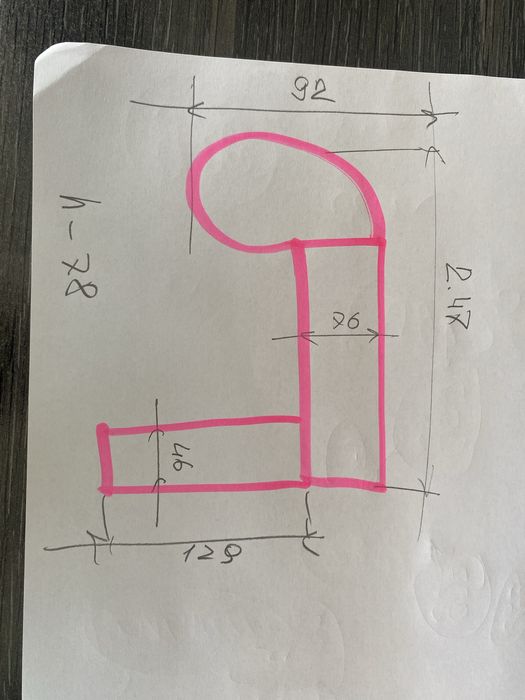 Стіл офісний під червоно дерево
