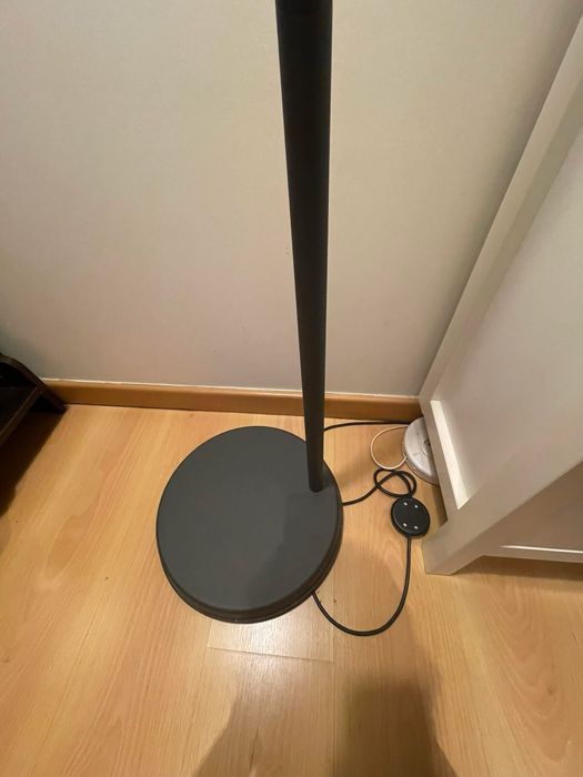 Candeeiro de pé antracite