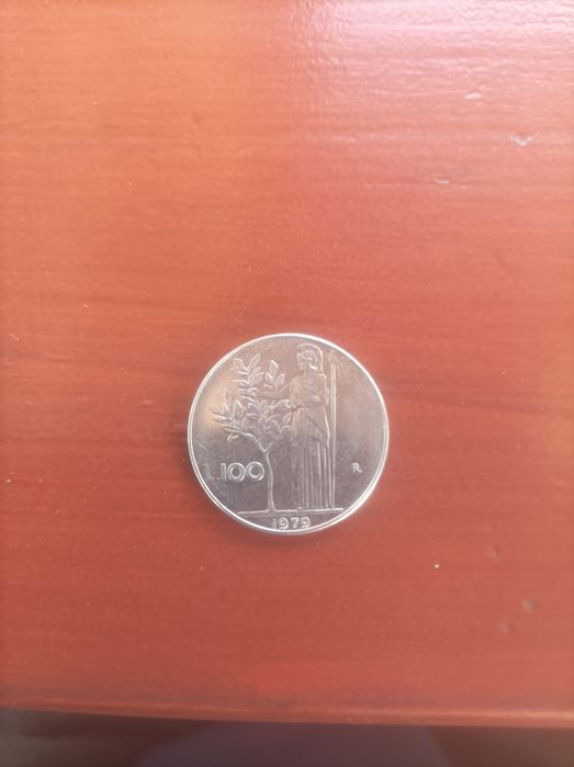 Moneta 100 lirów 1979 błąd menniczy unikat moneta kolekcjonerska
