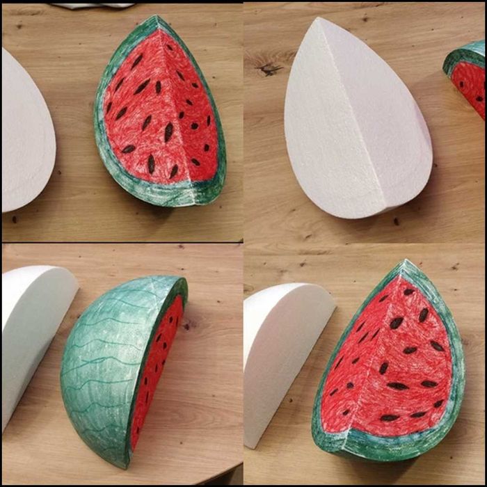 Kula styropianowa 50 cm POŁOWA Stan idealny