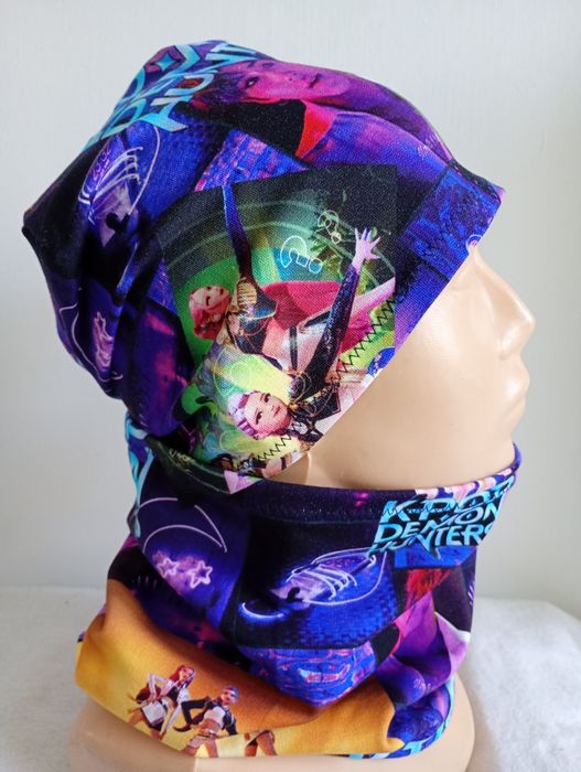 Huntrix czapka z kominem jednowarstwowa