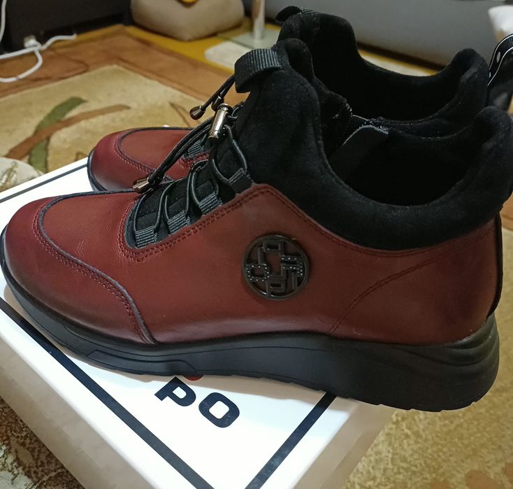 Botki Filippo r.39 bordo