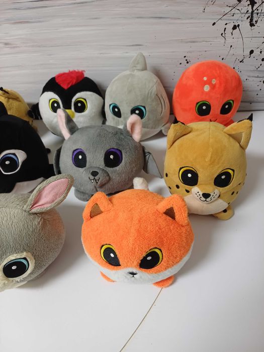 Peluches de animais 12 unidades