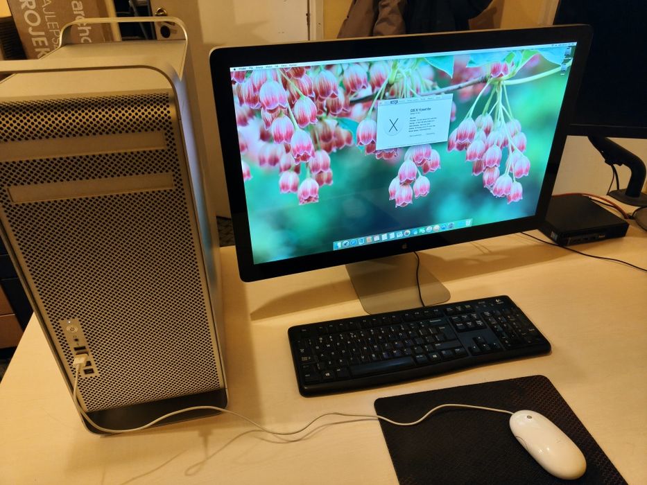 Zestaw Apple Mac Pro 3.2QCX/12GB/1TB+250GB SSD/5770+2xCinema Display27