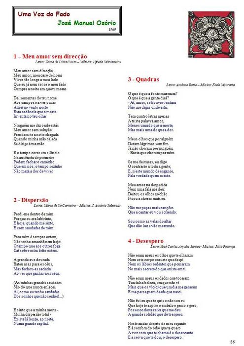 José Manuel Osório	- - - - -	José Manuel Osório	- - - - -	2 X EP