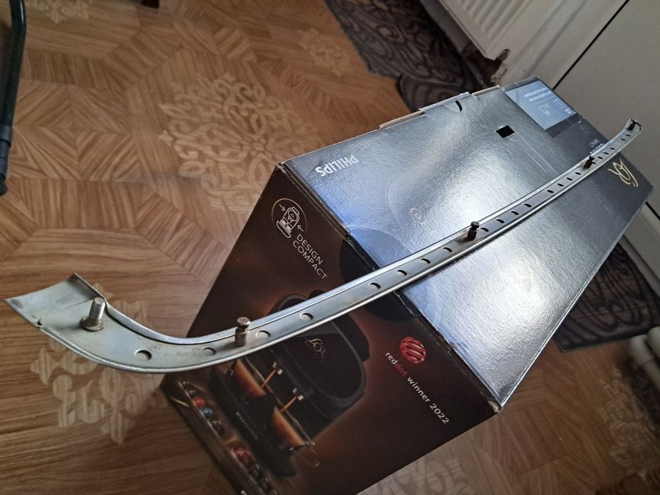 Хром заднього бампера w124