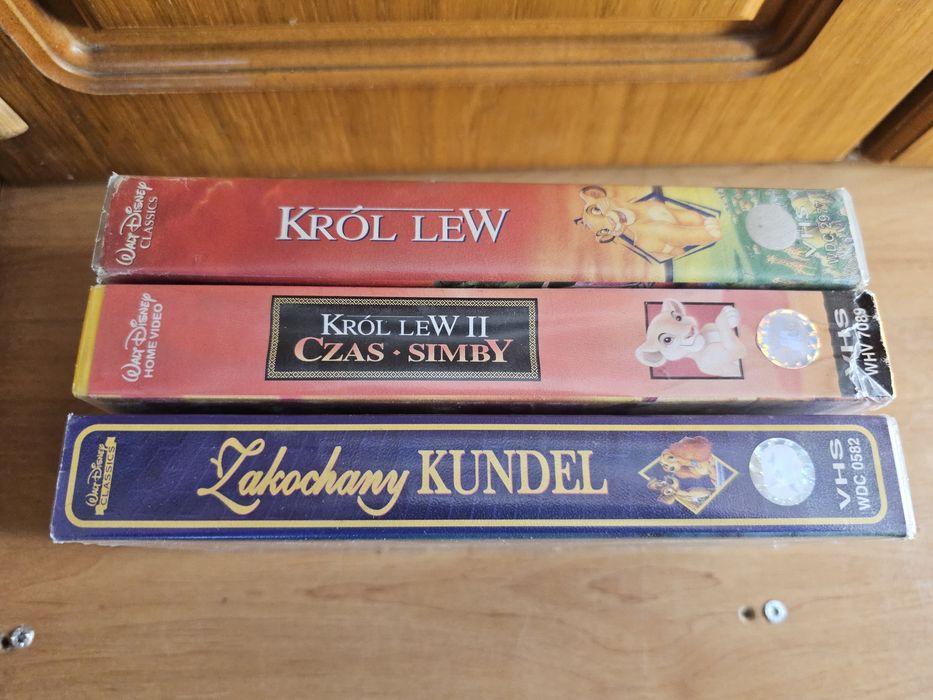 3x Bajki Video VHS