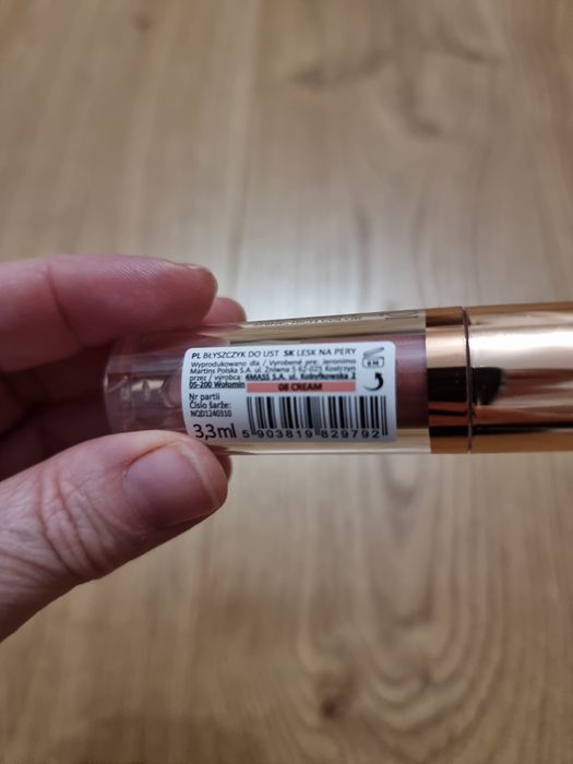 Niuqi Stay Glossy Błyszczyk do ust 3,3ml Cream 08