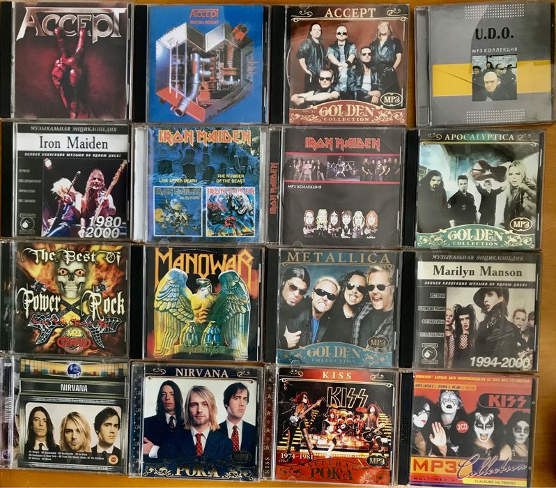 Продам МР3, рок, попса
