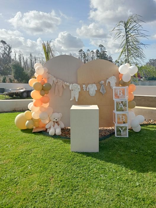 Conjunto de painéis decorativos para  eventos.