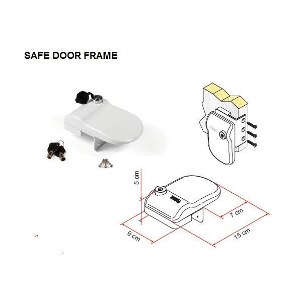 Fechadura exterior Fiamma Safe Door Frame (Autocaravana / Campervan)