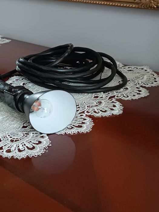 Kolekcjonerska PRLowska lampka do przyczepy np.Niewiadów,warsztatu itp