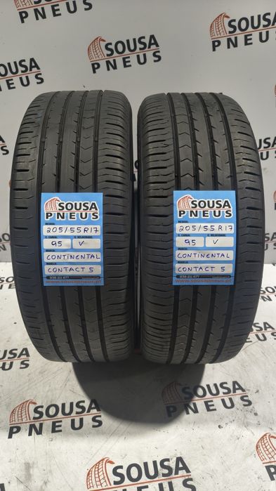 2 pneus novos 205-55R17 Continental - Oferta dos Portes