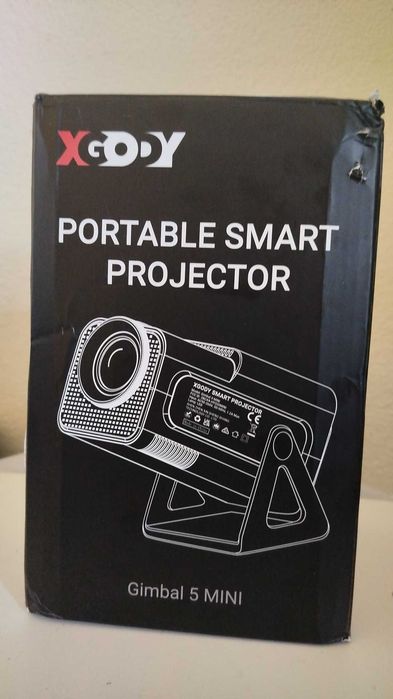 Projetor XGODY Gimbal 5 Mini Android 11 WiFi 6 Bluetooth