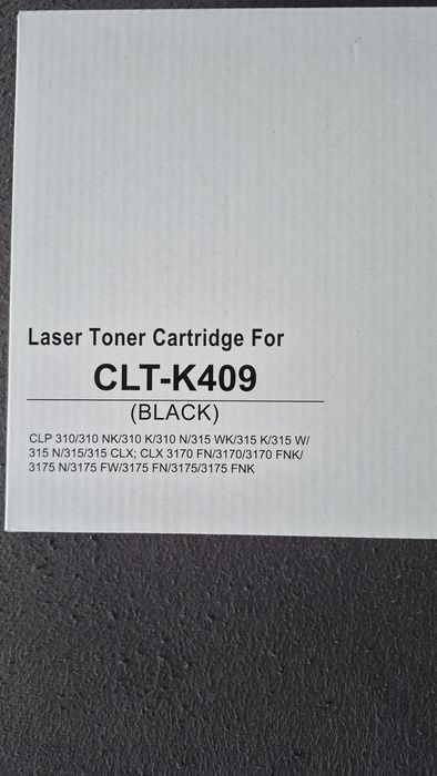 Czarny Toner (wklad laserowy) CLT-K409 do drukarki Samsung.