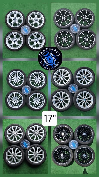 Jantes Audi, Bmw, Mercedes, Toyota, VW em 16" ou 17"