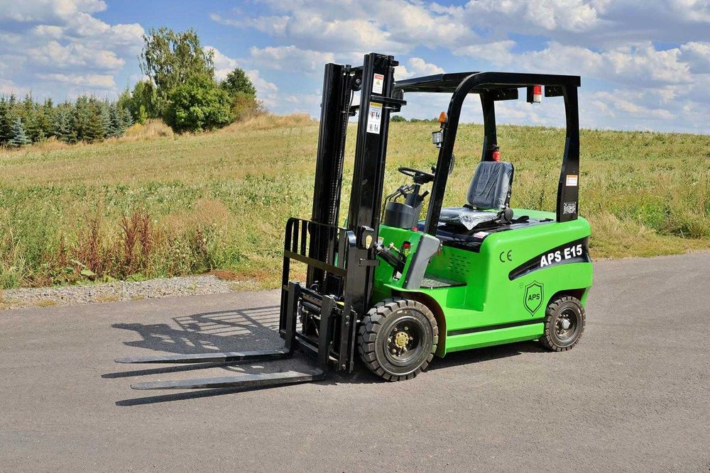 Wózek widłowy elektryczny APS K15 2150 kg | Maszt 3m | Promocja