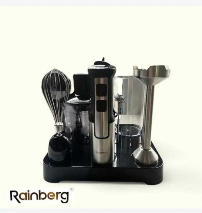 Занурювальний блендер 6в1 з підставкою 1200Вт RB-2293 R