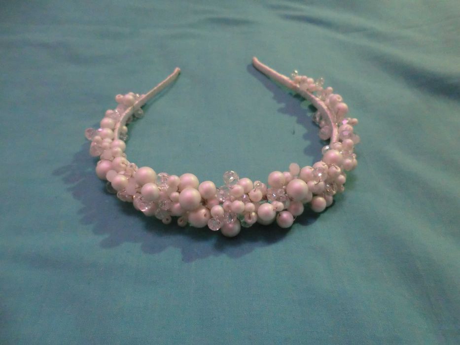 Обруч для волос хрустально жемчужный Укрпочтой, Новой