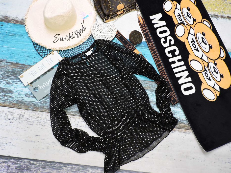 Vrs Bluzeczka siateczka baskinka złoto XS