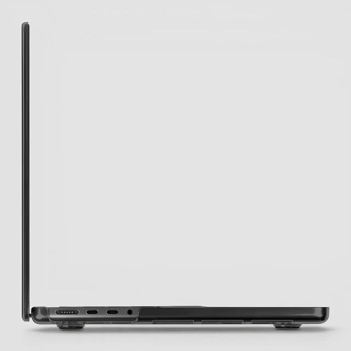 Чохол-накладка ArmorStandart Crystal для MacBook Air / Pro / Neo | Чехол на Макбук Эйр / Про / Нео ₴| Чорний чохол на ноутбук Apple MacBook