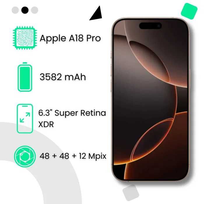 iPhone 16 Pro 256 GB Desert Titanium | Łódź | raty 0% | 2 lata gwarancji