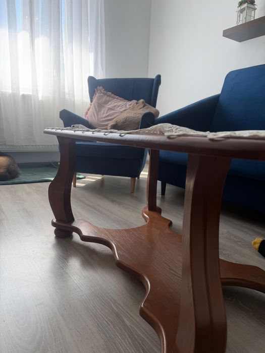 Ława drewniana do salonu
