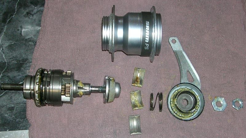 Запчастини до планетарних втулки sachs, sram t3, p5, s7, shimano 7