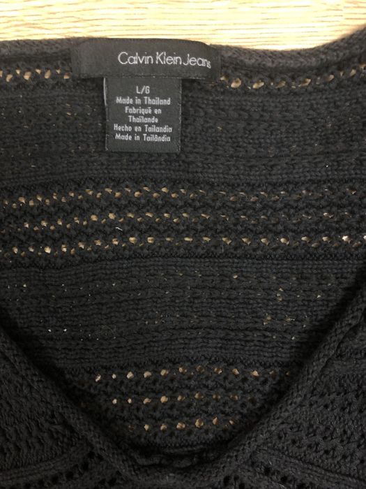 Calvin Klein Jeans roz. L czarna sukienka