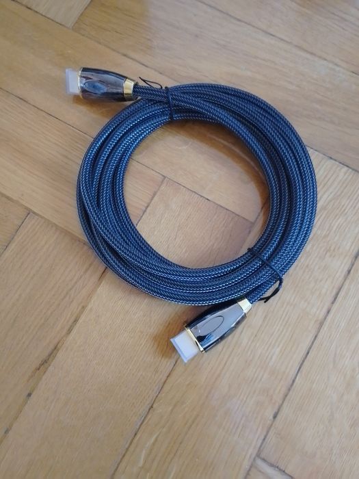 Kabel HDMI 4K/złocone wtyki. 3 metry! Cena.