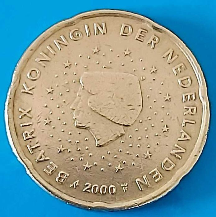 20 Cêntimos de 2000 dos Países Baixos, Beatrix