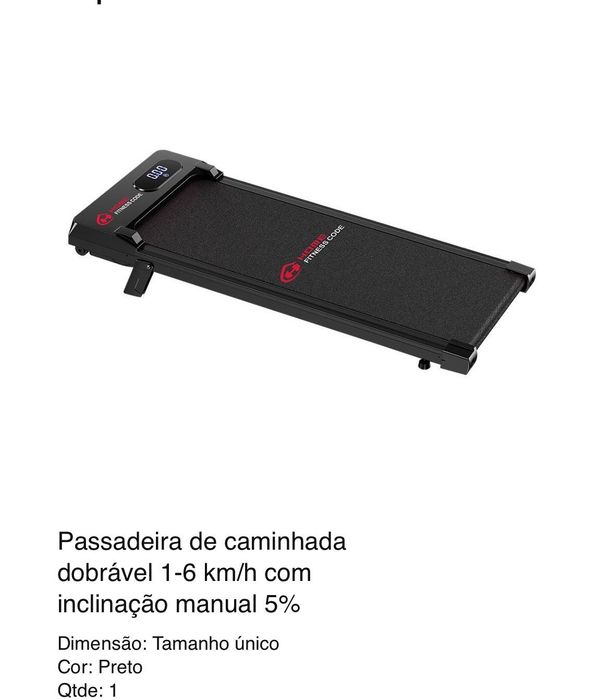 Passadeira de caminhada – Como nova