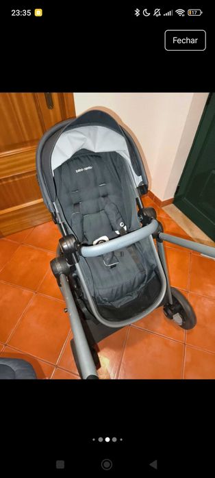 Trio Maxi Cosi Zélia com Ovo Rock com Isofix e carrinho de passeio