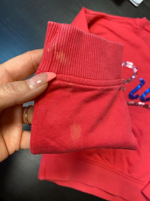 Guess bluza Rozowa pink dres dresowa cekiny 134 140