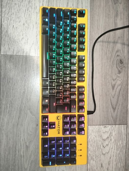 клавиатура Hator Rockfall Yellow Edition