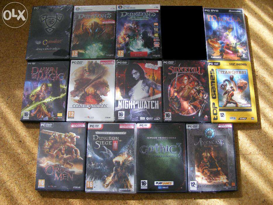 Lote 2 - jogos novos para PC (também vendidos separadamente)