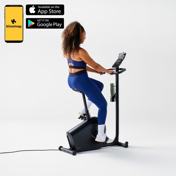 Bicicleta estática com resistência motorizada, EB140 B, garantia