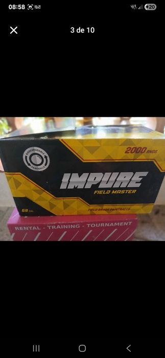 Vendo material de paintball