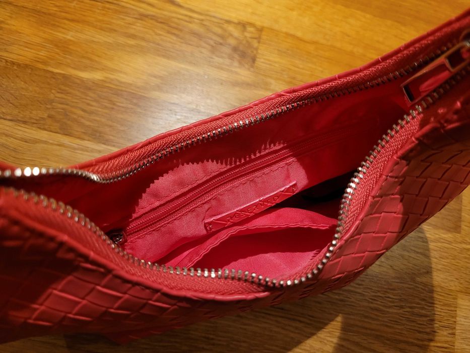 Średnia torebka Reserved blady czerwony różowa, podstawa 26 cm