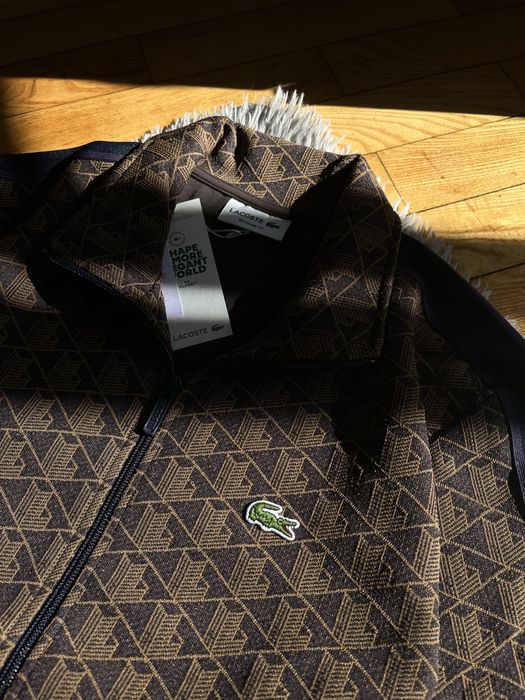 Lacoste Monogram Zip Track Jacket