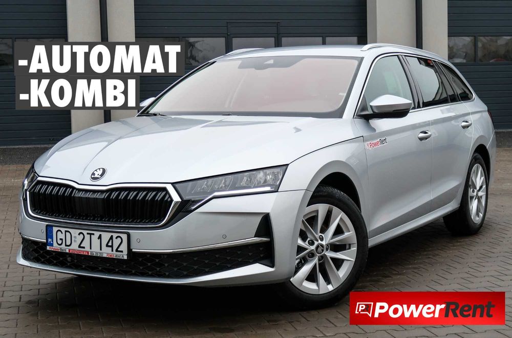 Wynajem aut osobowych, wypożyczalnia samochodów - Kombi Automat 2025r