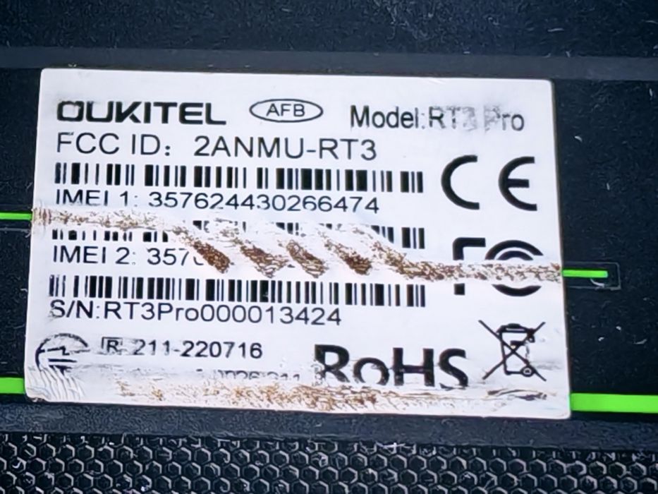 Oukitel RT3 Pro 8".