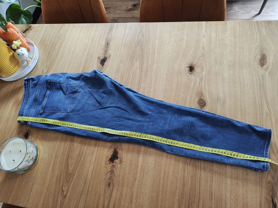 Spodnie jeansowe damskie slim stretch  h&m r.44